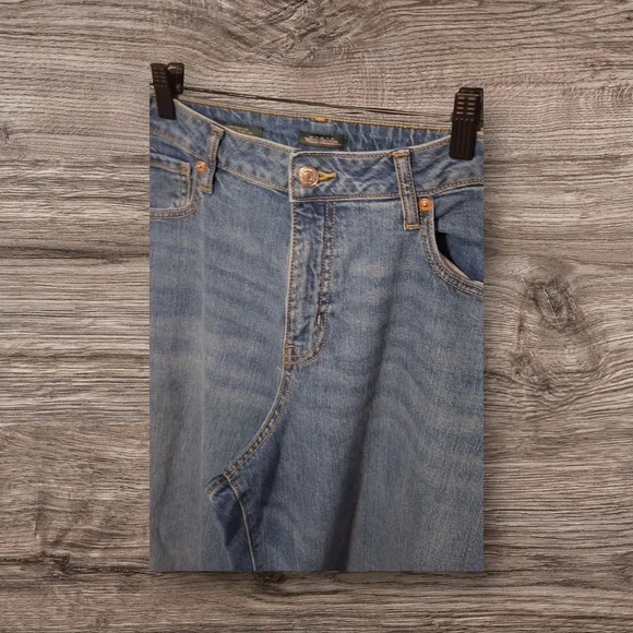 Wild Fable Blue Flare Wide Leg Denim Size 12 - Picture 6 of 8